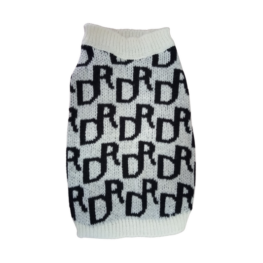 Suéter de monograma "DR"