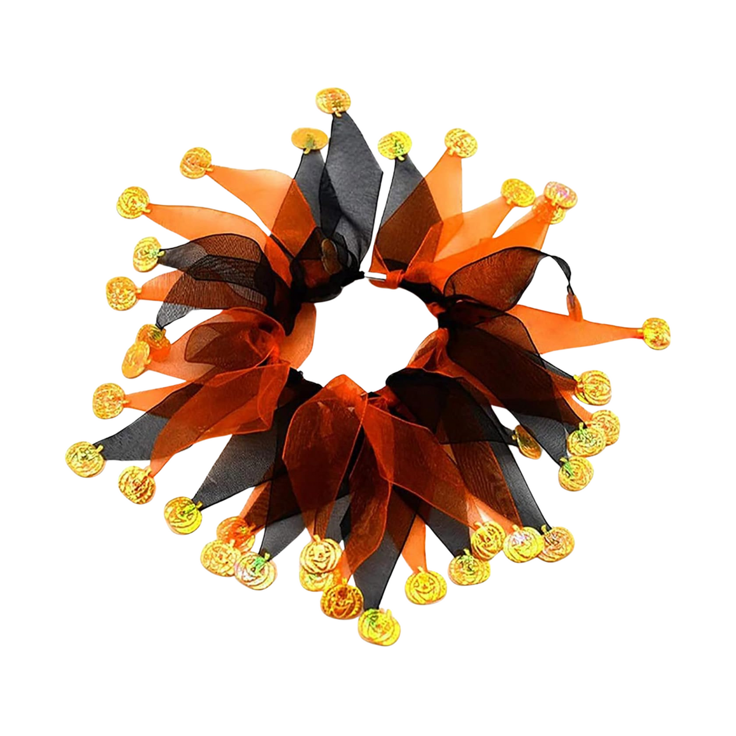 Collar arlequín halloween