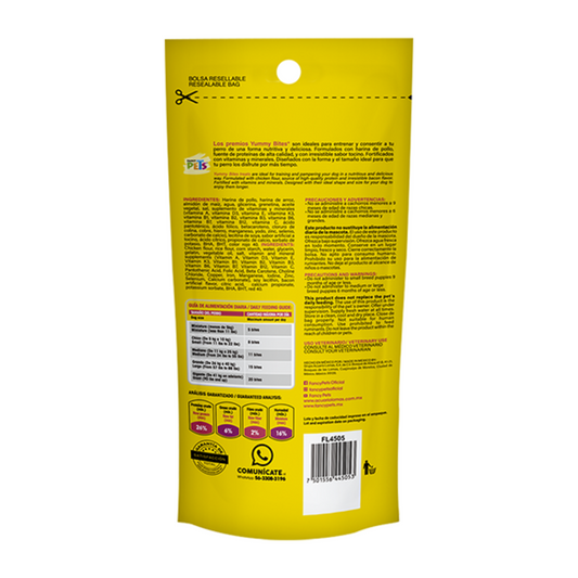 Yummy Bites pollo/tocino 80g