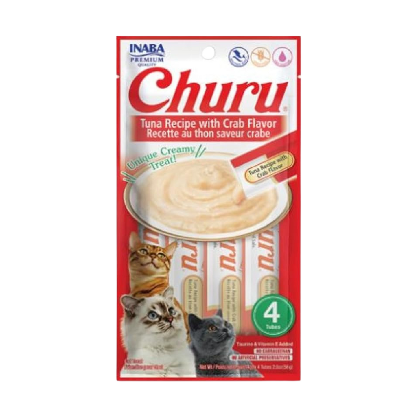 Churu Premios para Gato (Paquete 4 tubos 14g)
