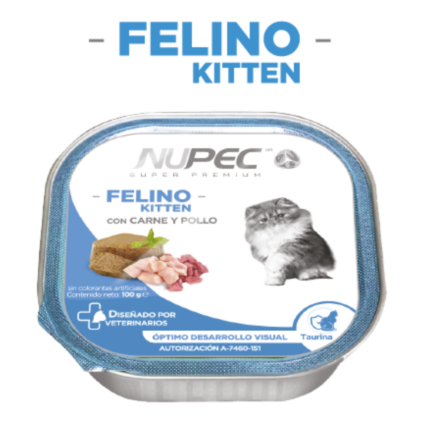 Cluster felino kitten wet (x1)