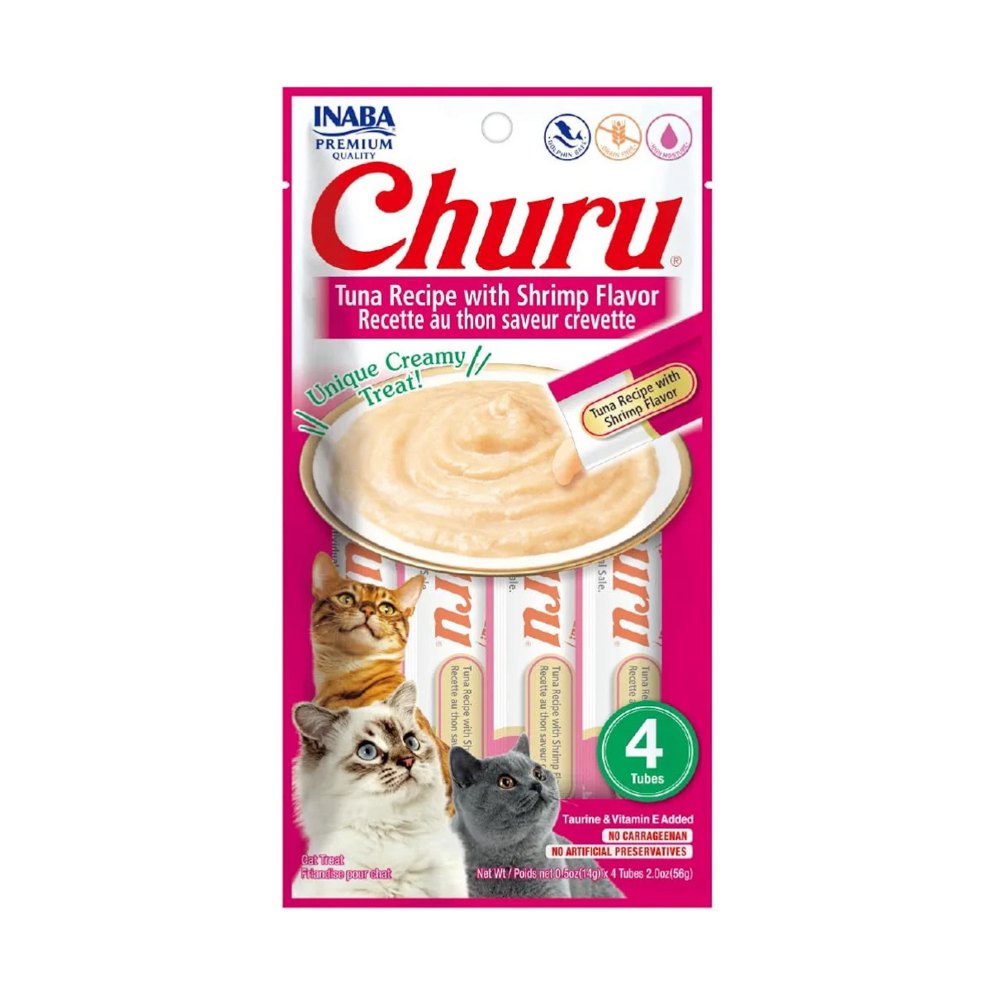 Churu Premios para Gato (Paquete 4 tubos 14g)