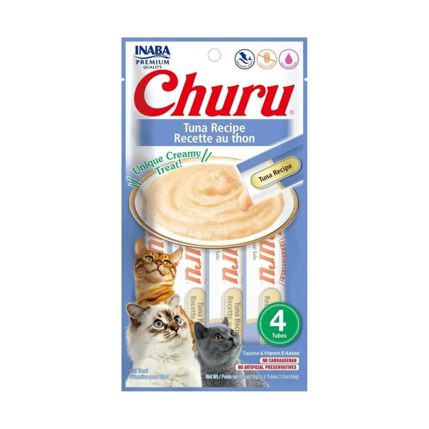 Churu Premios para Gato (Paquete 4 tubos 14g)