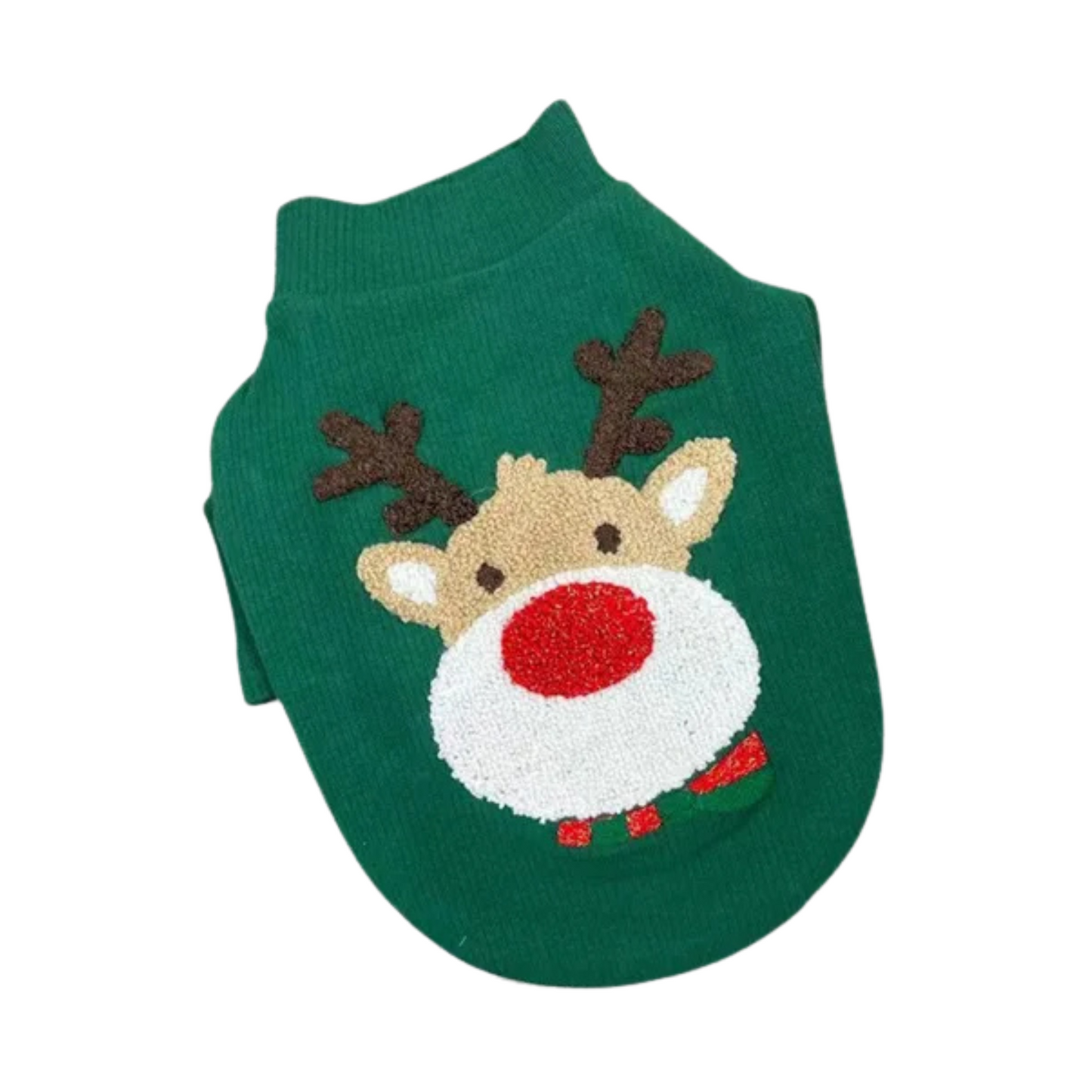 Playera de reno cuello perkins