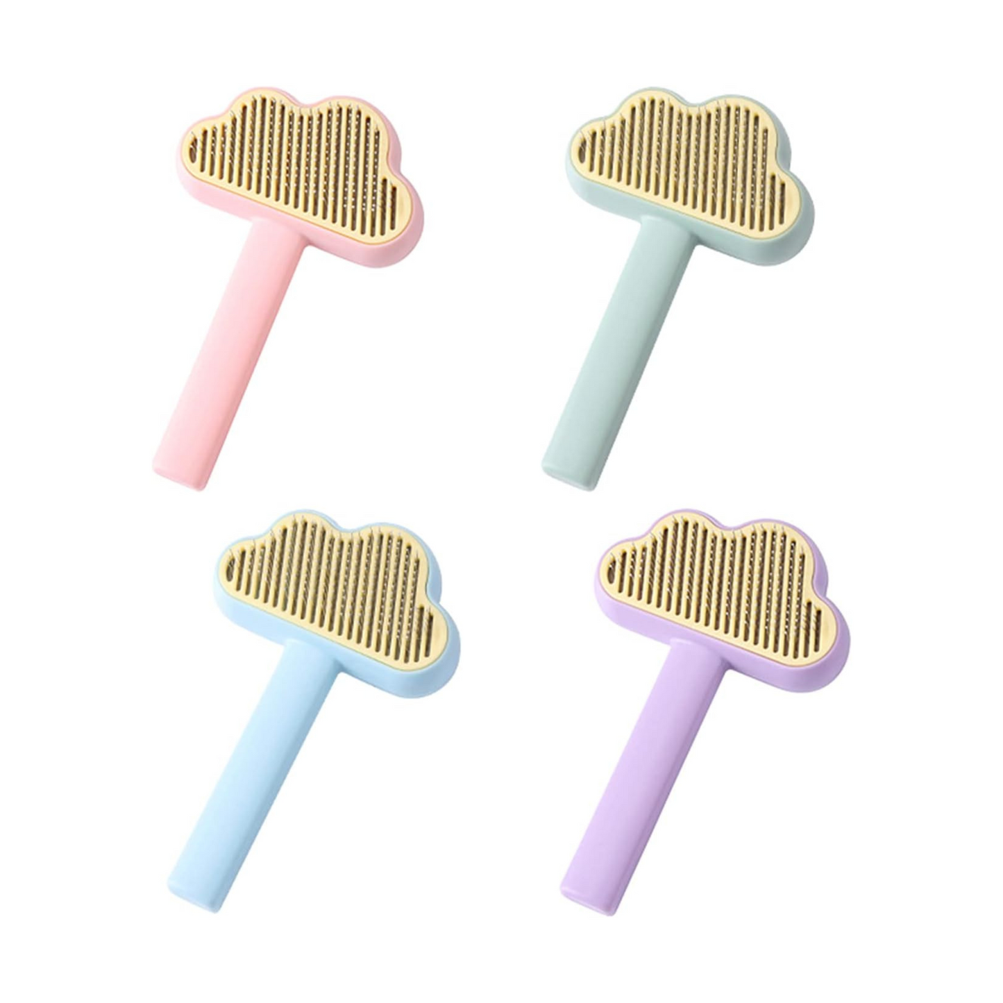 Cepillo expulsa pelo con forma de nube