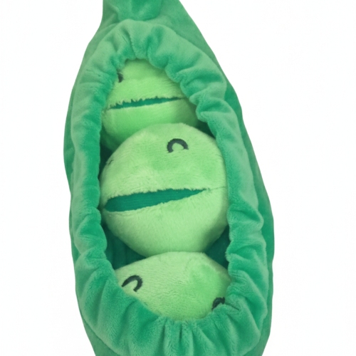 Peluche rompecabezas de guisantes