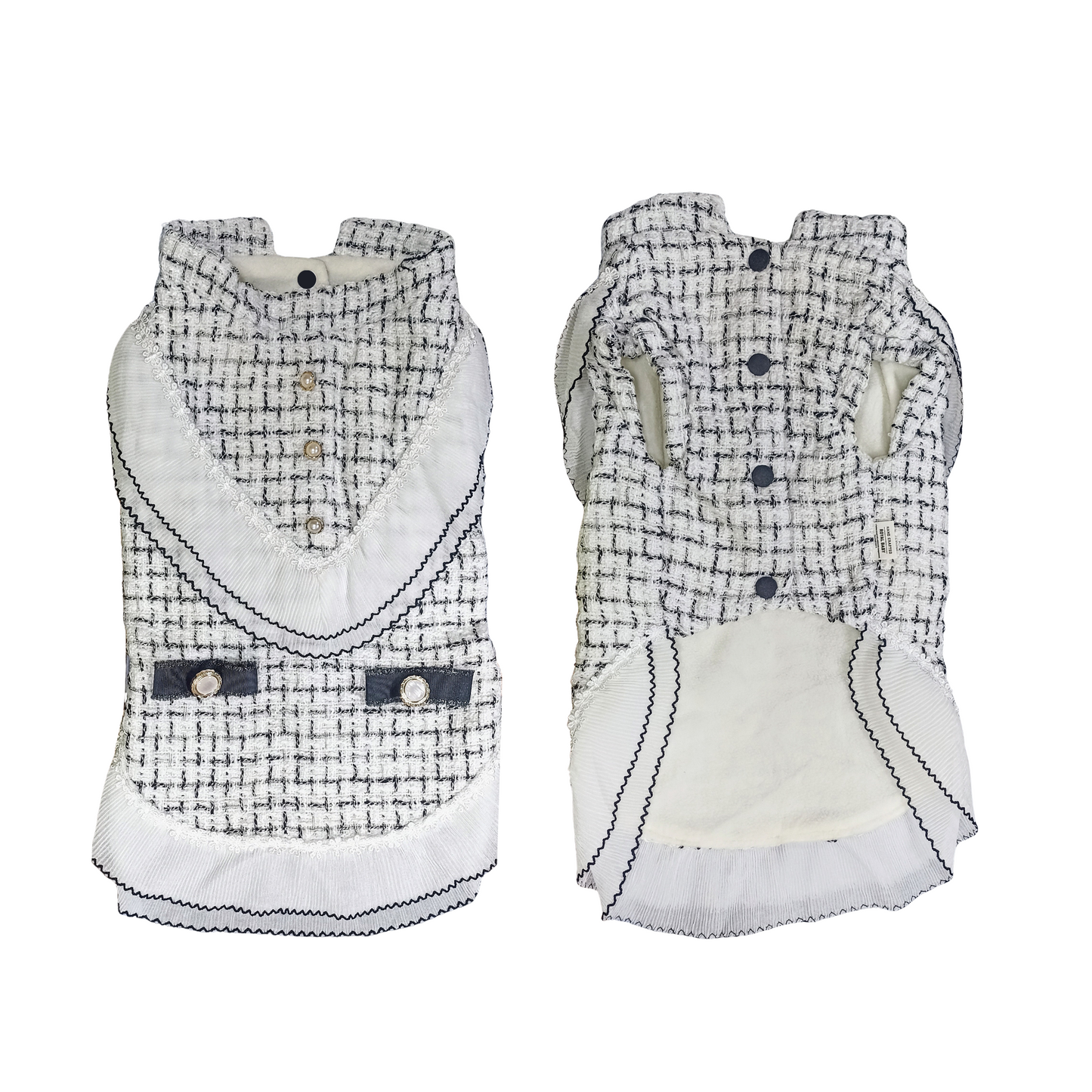 Vestido tweed