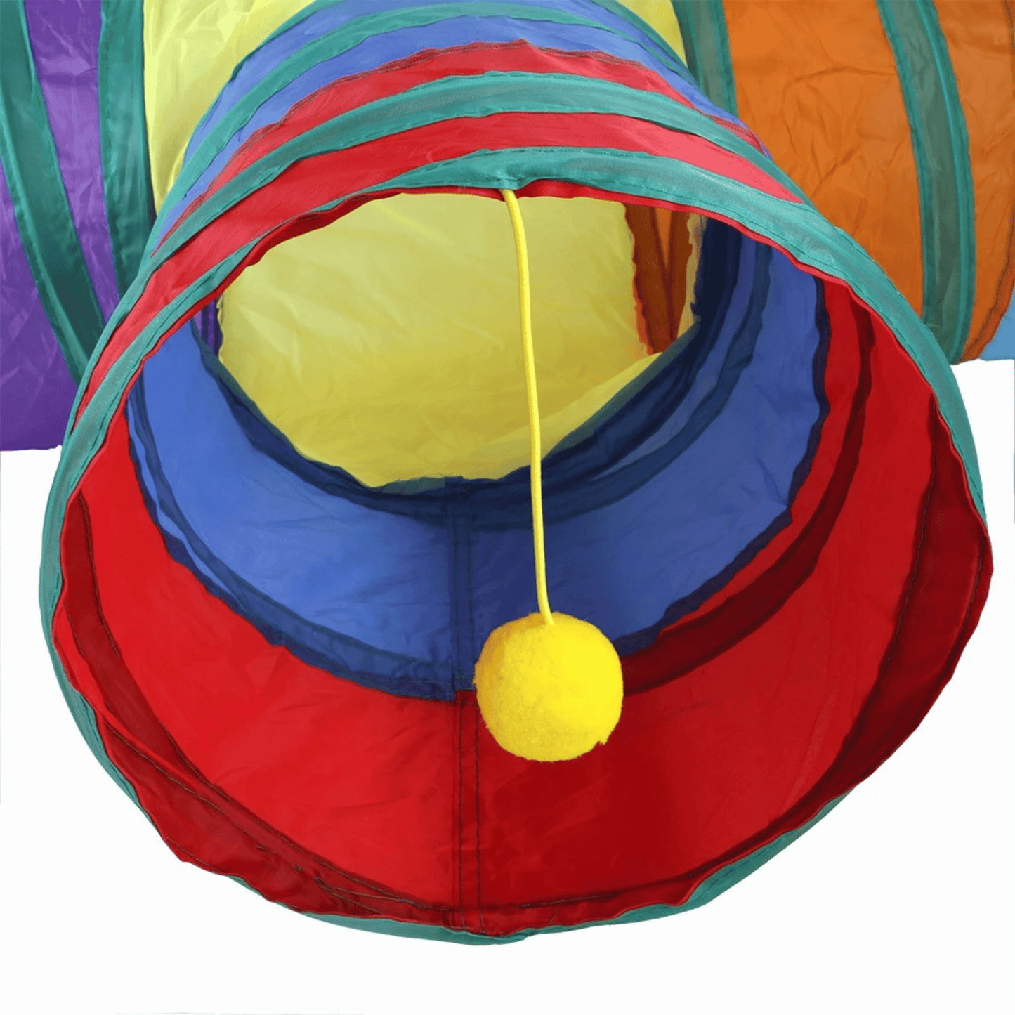 Túnel multicolor para gato "T"