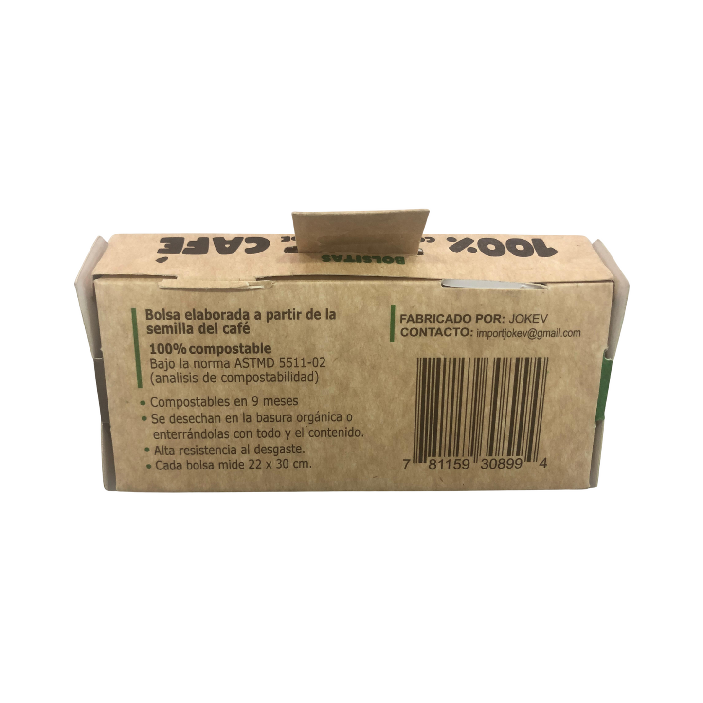 Bolsas compostables de café 6 rollos