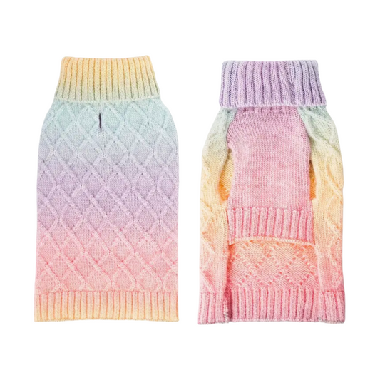 Suéter tejido de unicornio