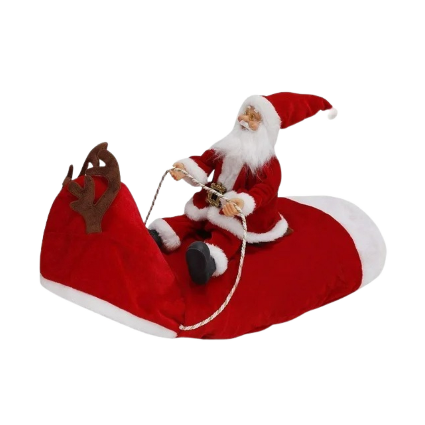 Traje de Reno con Santa Claus