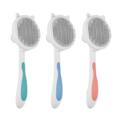 Cepillo autolimpiable con forma de gato