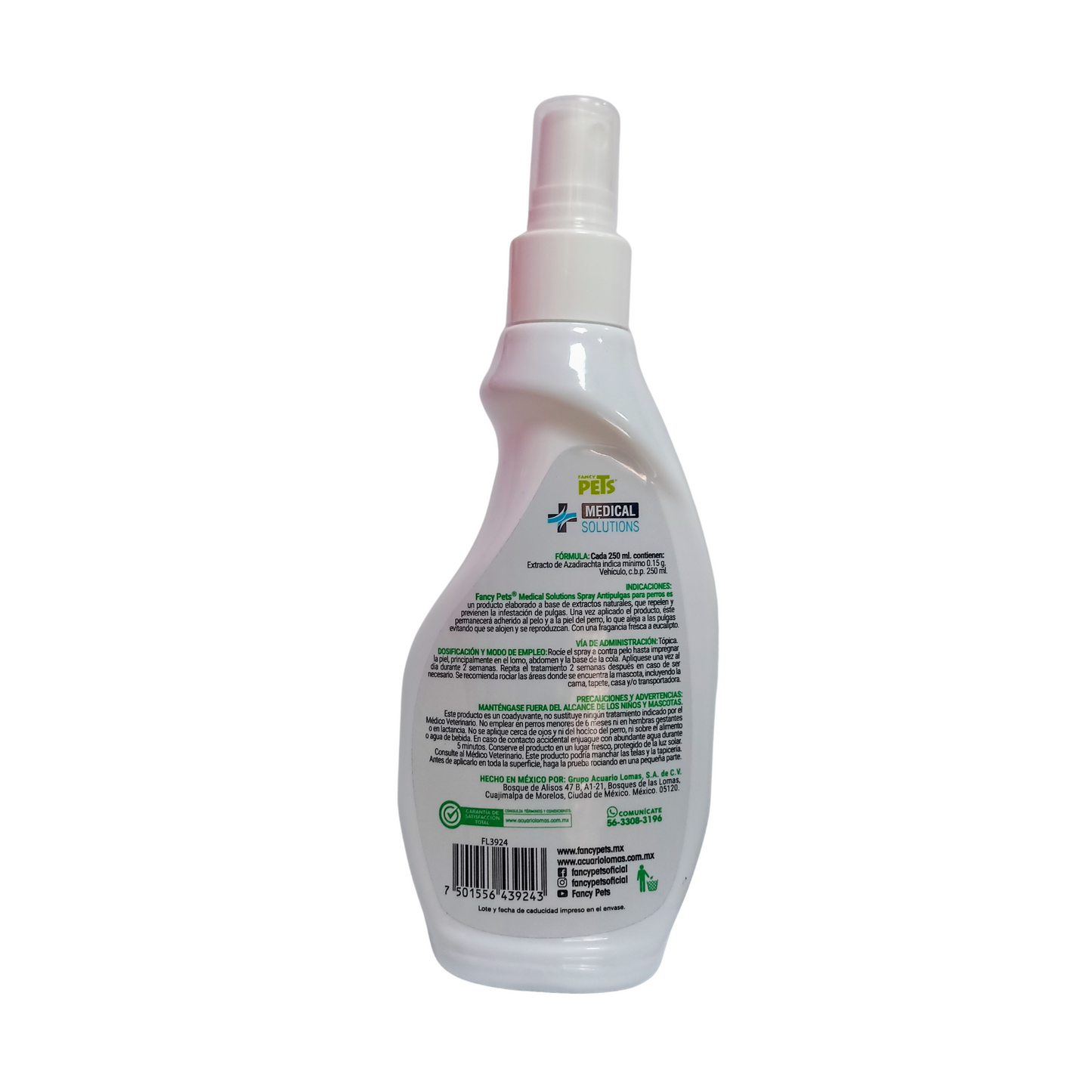Spray antipulgas