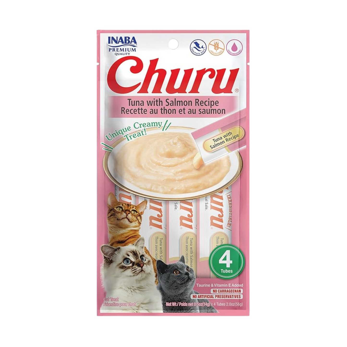 Churu Premios para Gato (Paquete 4 tubos 14g)