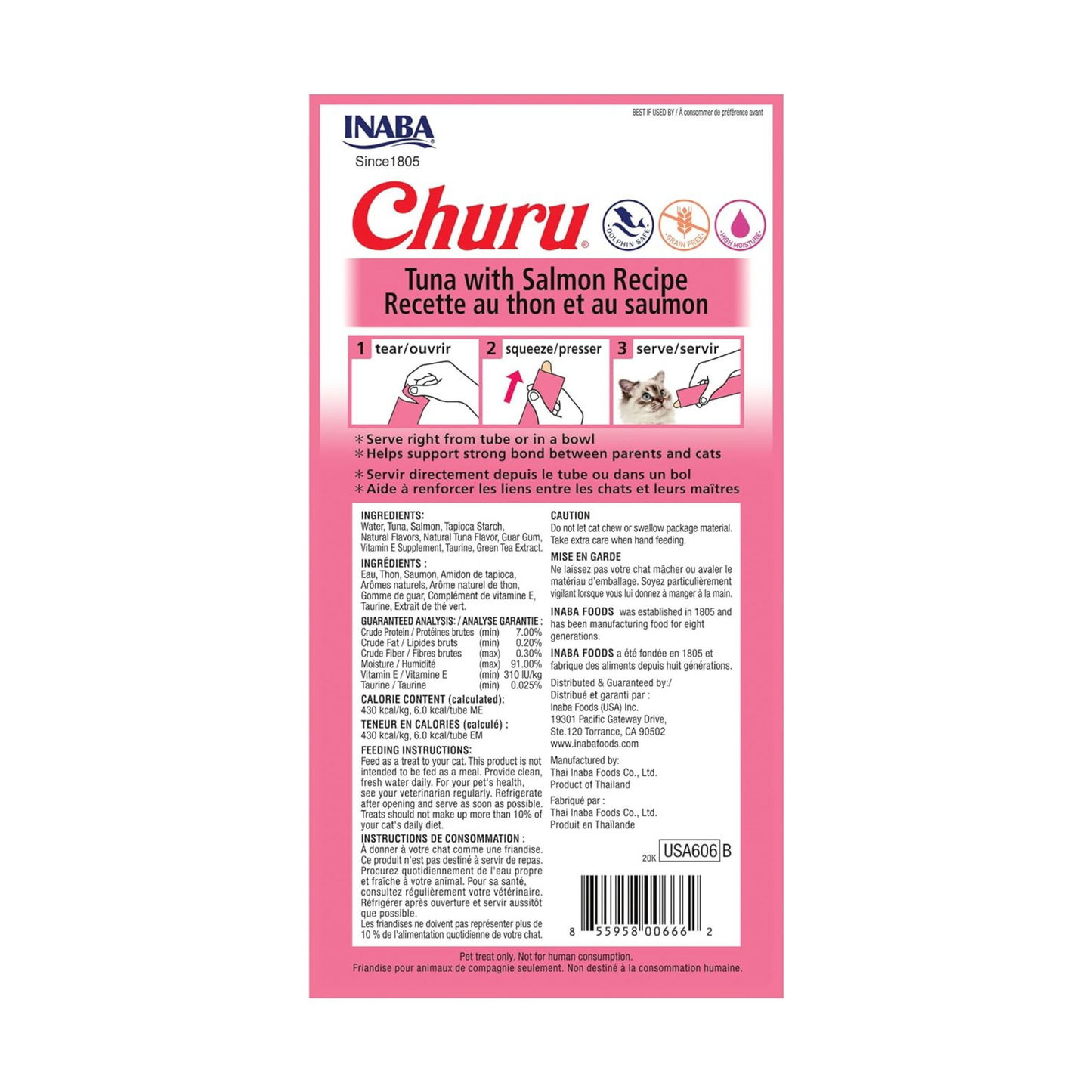 Churu Premios para Gato (Paquete 4 tubos 14g)
