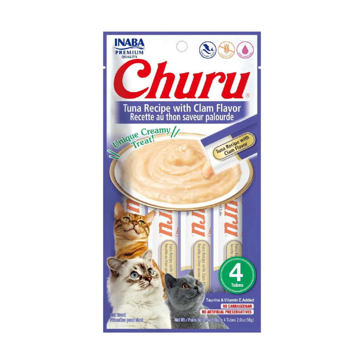 Churu Premios para Gato (Paquete 4 tubos 14g)