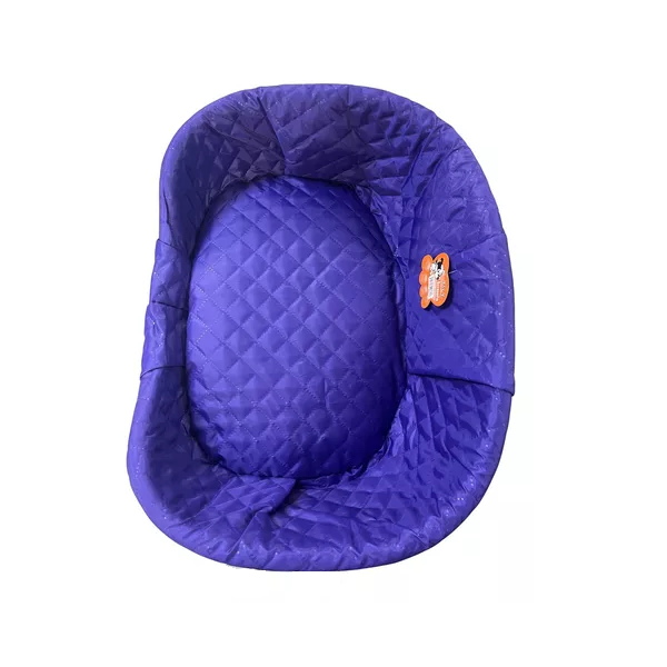 Cama de plástico con cojín y funda lisa