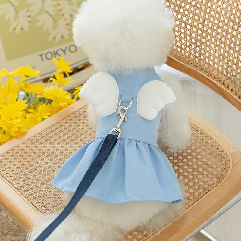 Vestido con alas