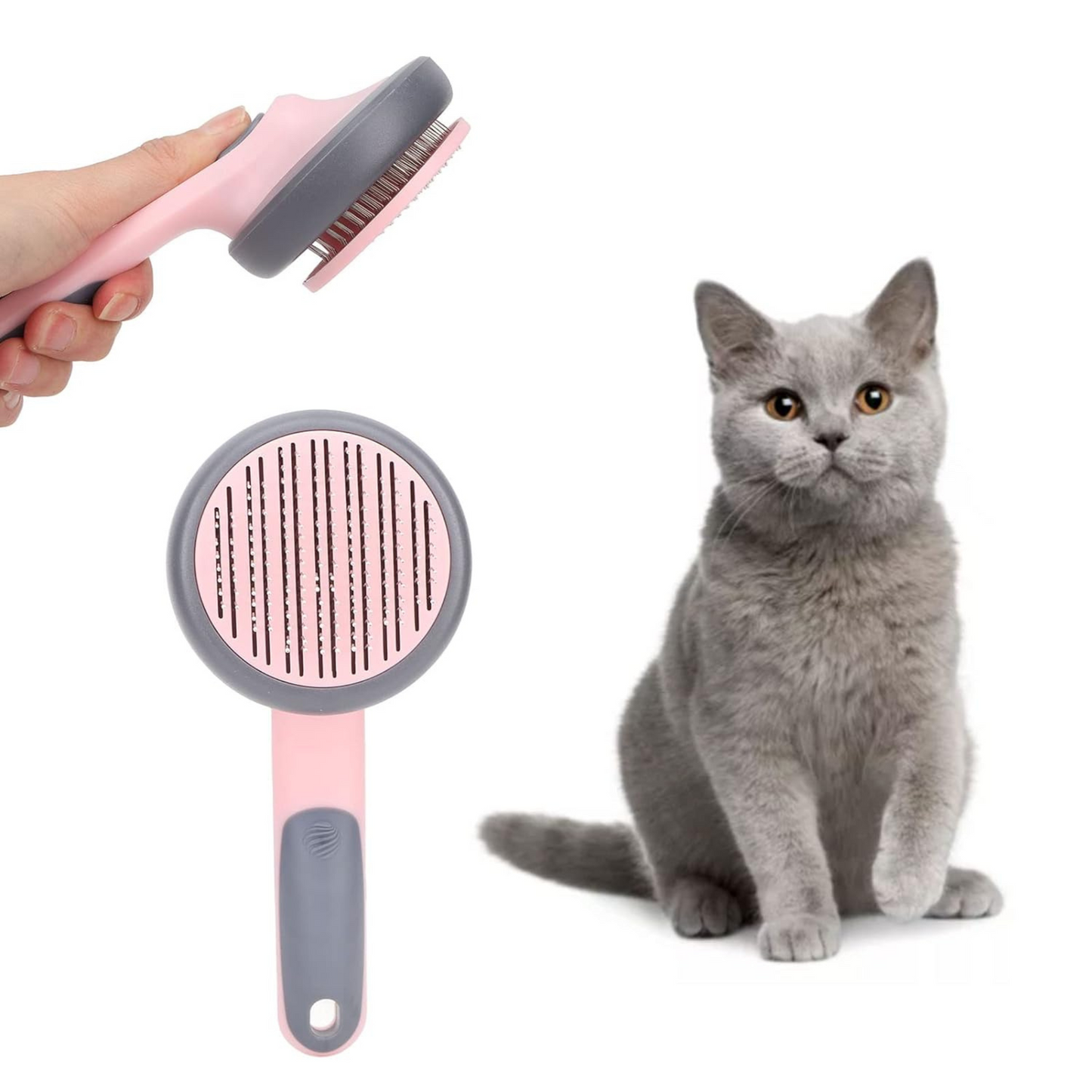 Cepillo de autolimpieza para mascota