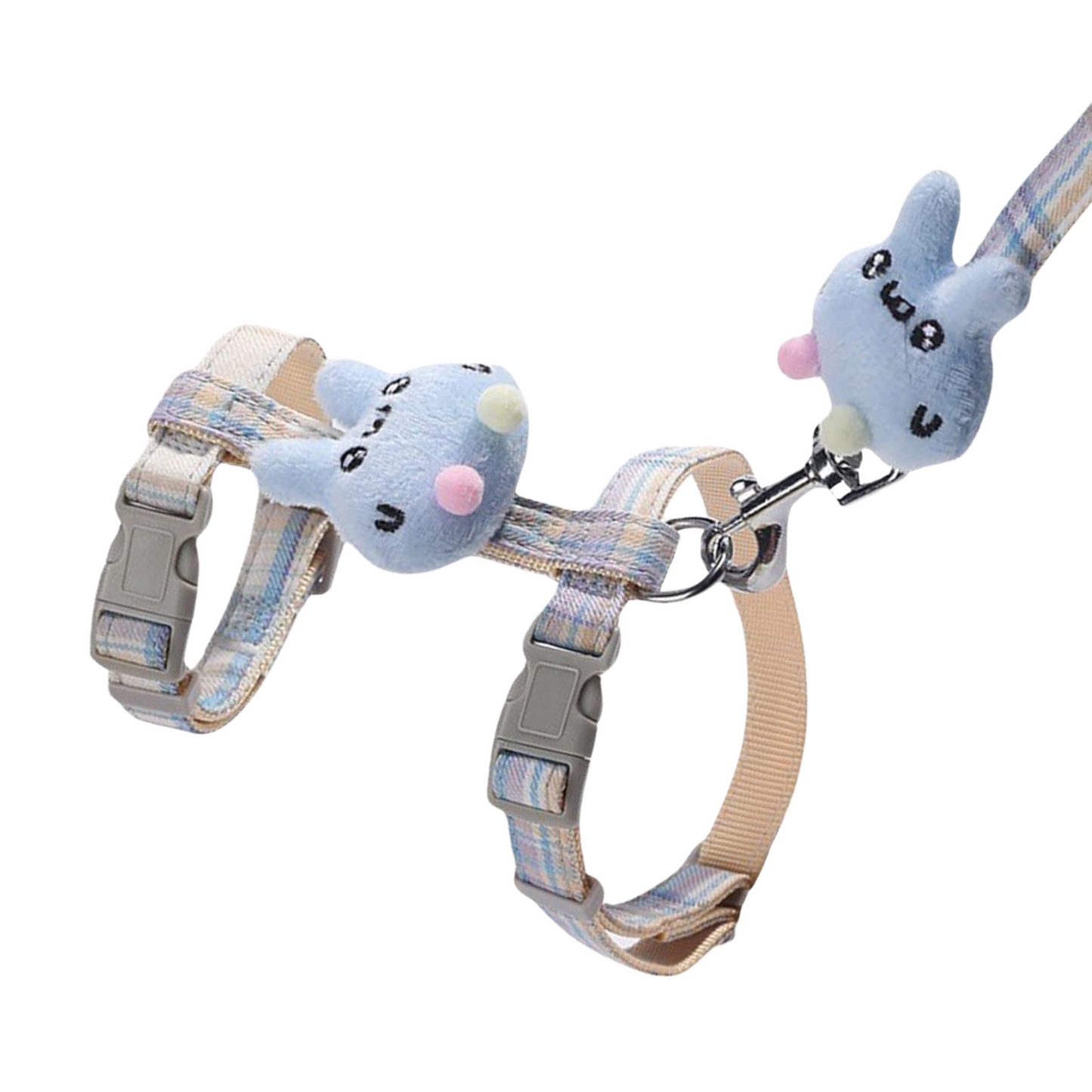 Arnés con conejito kawaii para gato