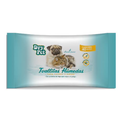 Toallitas húmedas para perro y gato