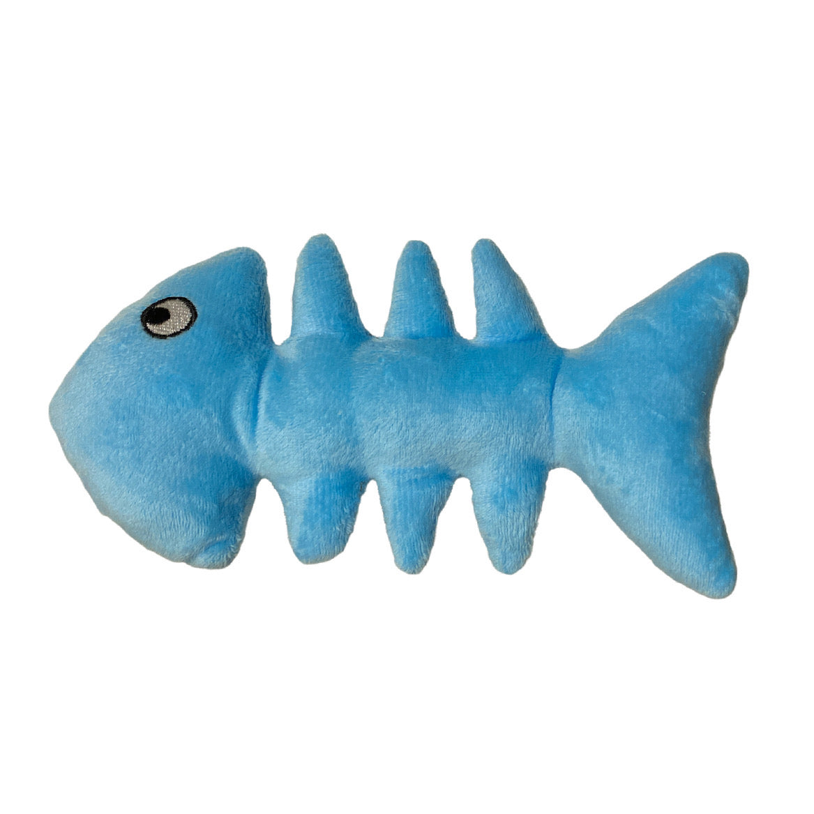 Esqueleto de pez de peluche