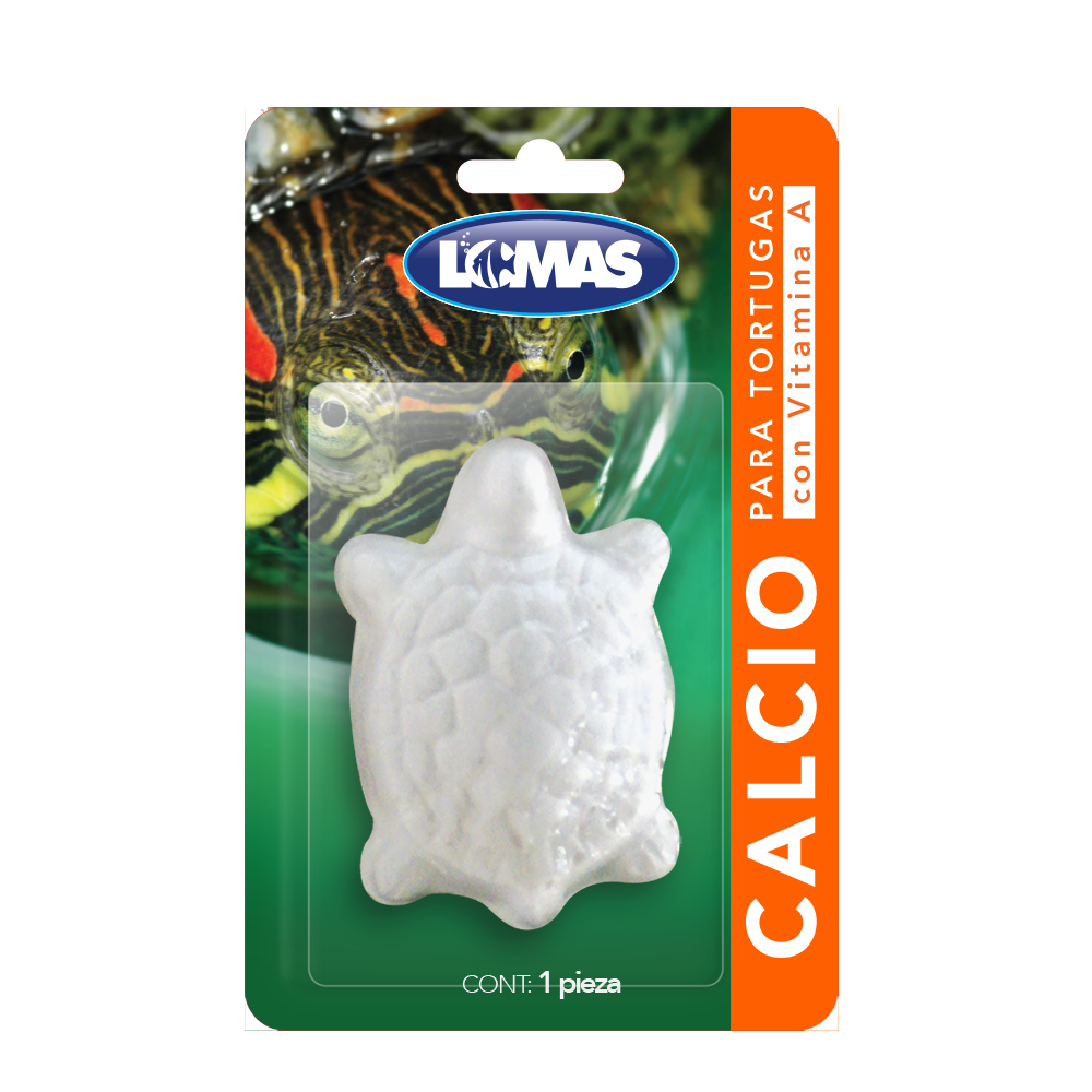 Calcio de tortugas con vitamina A