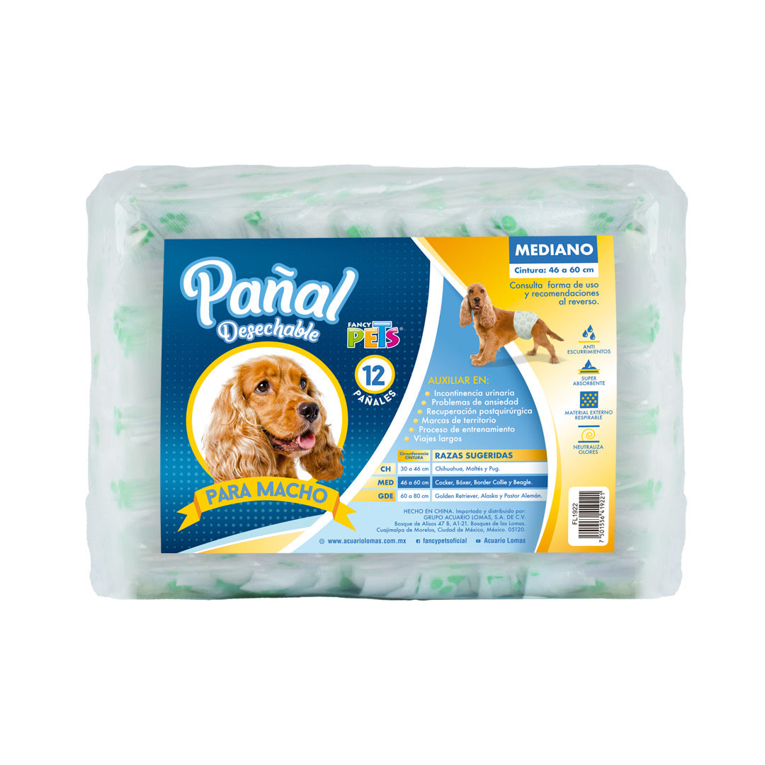 Pañal especial para macho
