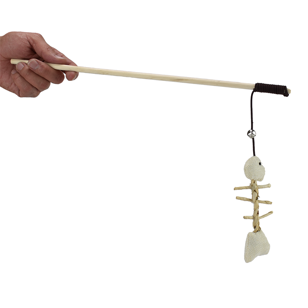 Vara con esqueleto de pez