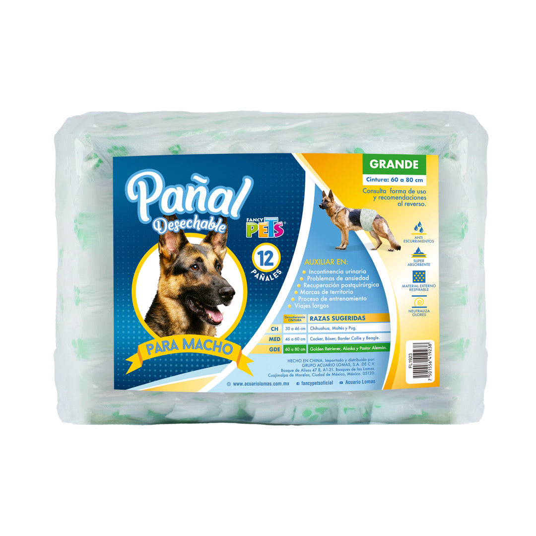 Pañal especial para macho