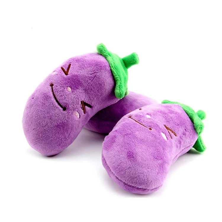 Berenjena de peluche