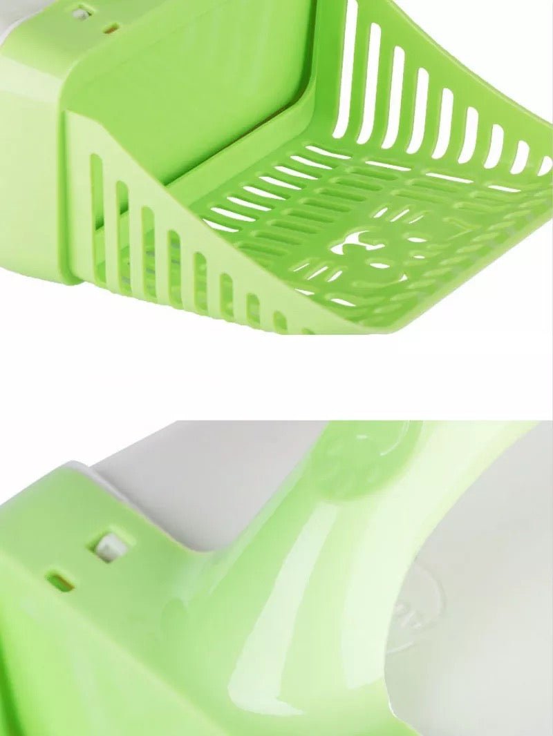 Pala para arenero con bote para residuos