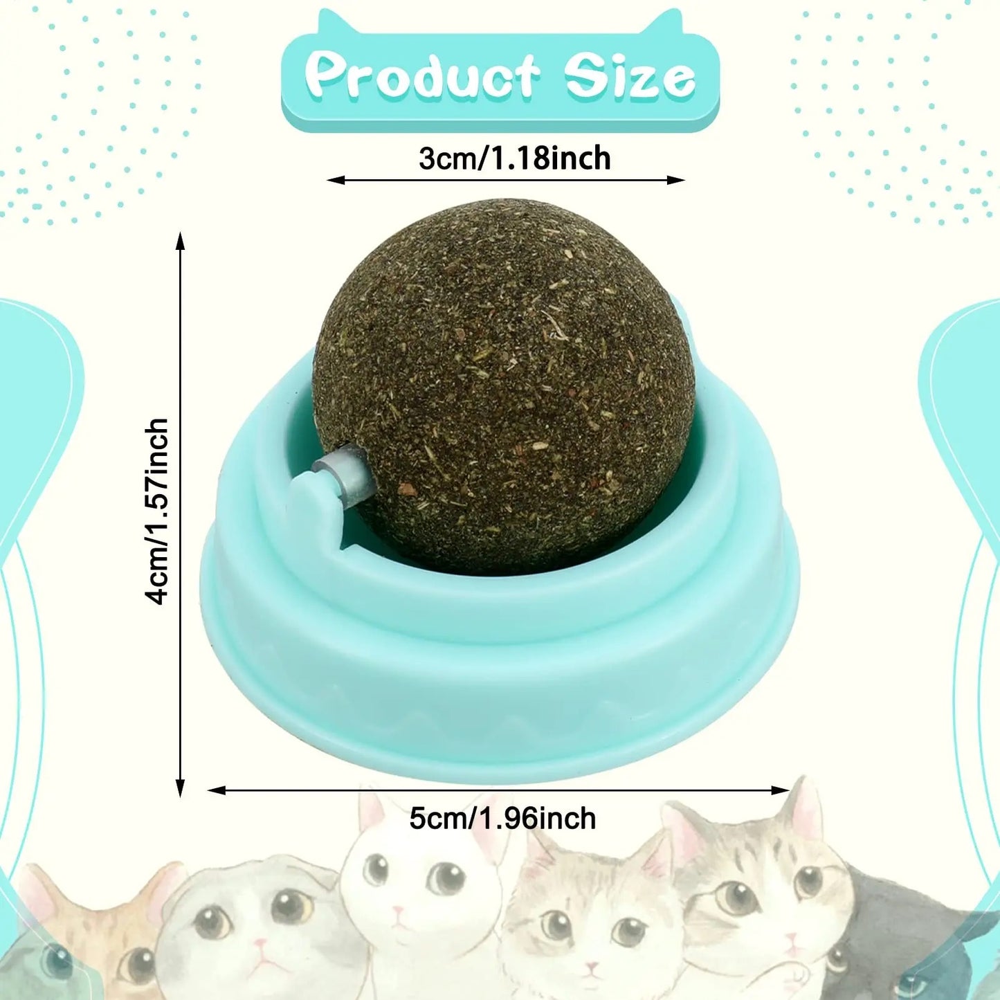 Bola giratoria de Catnip