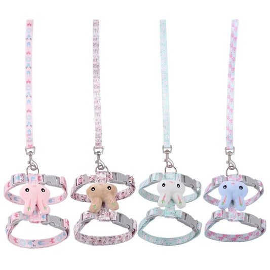 Arnés con conejito para gato