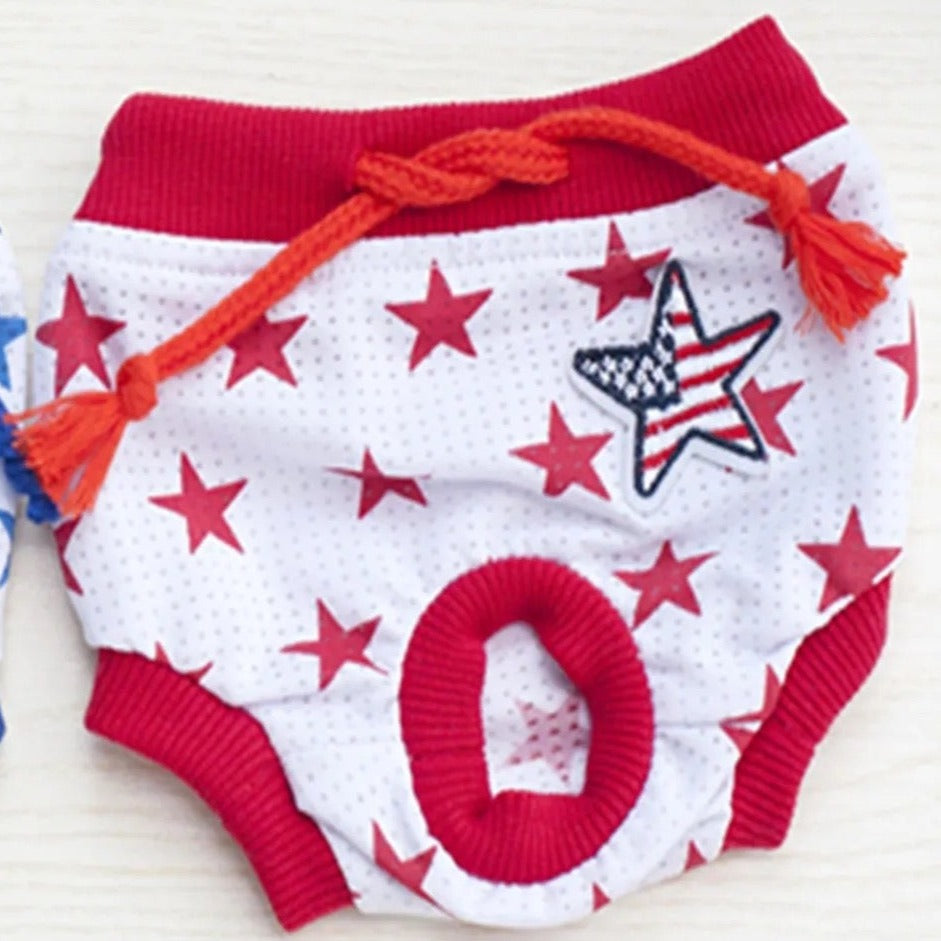 Calzón de tela estampado de estrellas