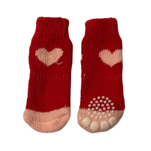 Calcetines con estampado de corazón