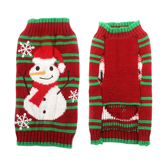 Suéter navideño de muñeco de nieve