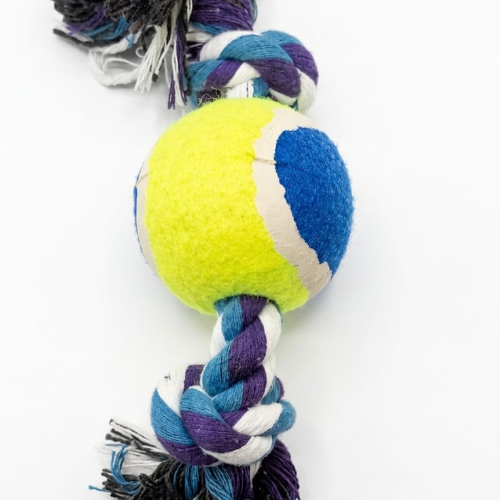lazo con pelota de tenis