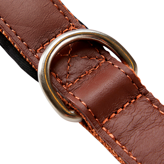 Reddy correa ligera con asa acolchada diseño a rayas café 1.8 m