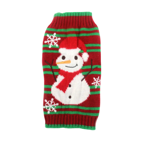 Suéter navideño de muñeco de nieve