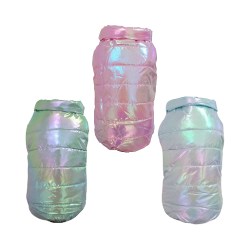 Chaleco puffer tornasol