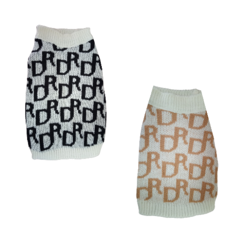 Suéter de monograma "DR"