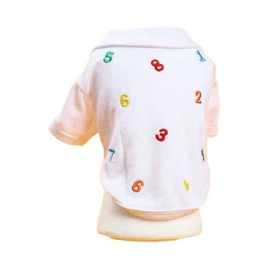Playera polo de números