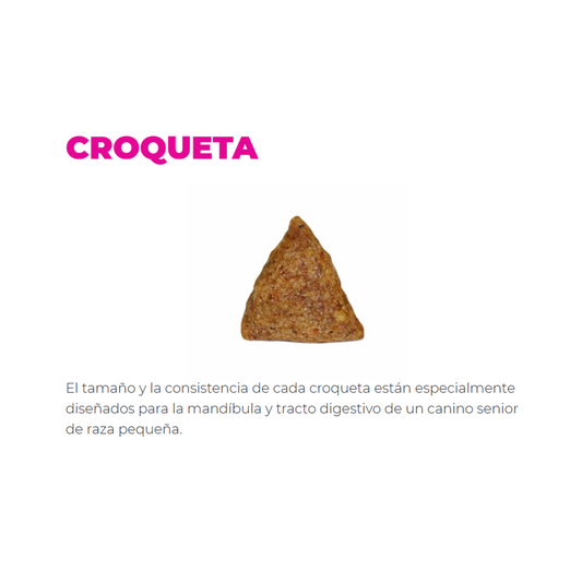 Nupec alimento para perro senior de raza pequeña