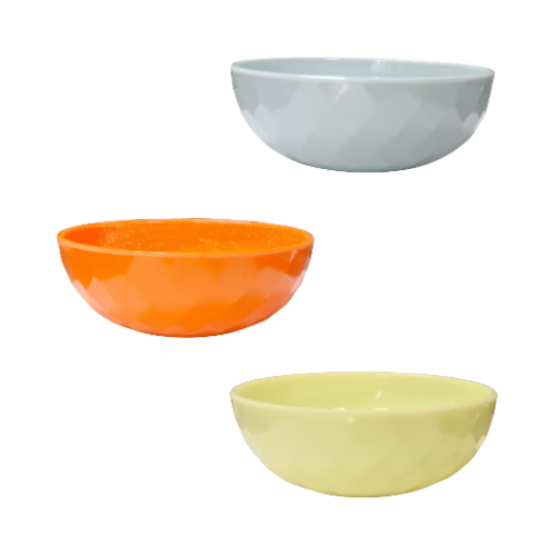 Cuenco de melamina con textura