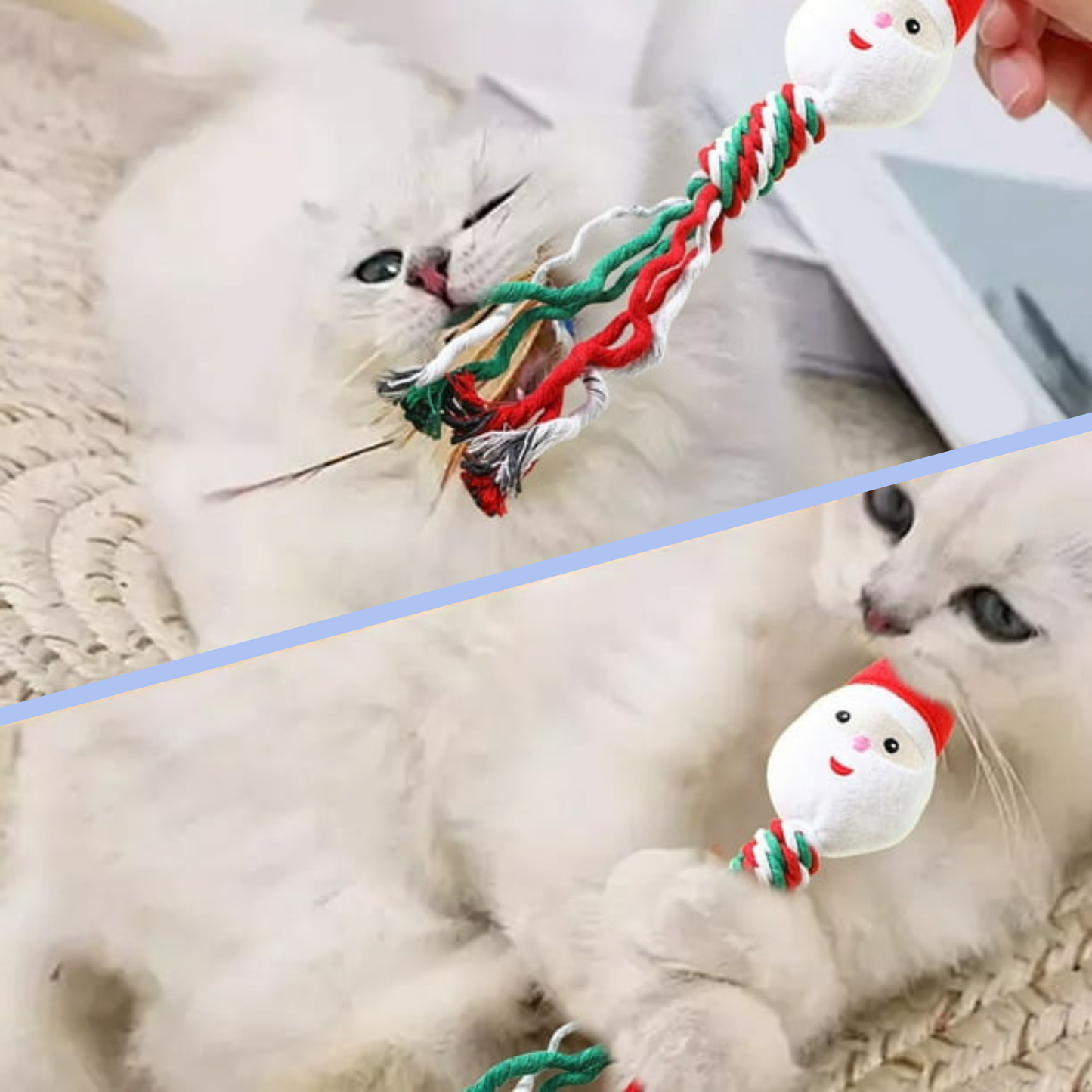 Papá Noel con cordones