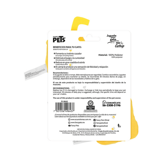 Pack 3 juguetes para gato de desayuno