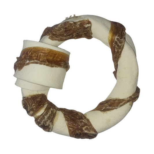 Dona de carnaza envuelta en pulmón res