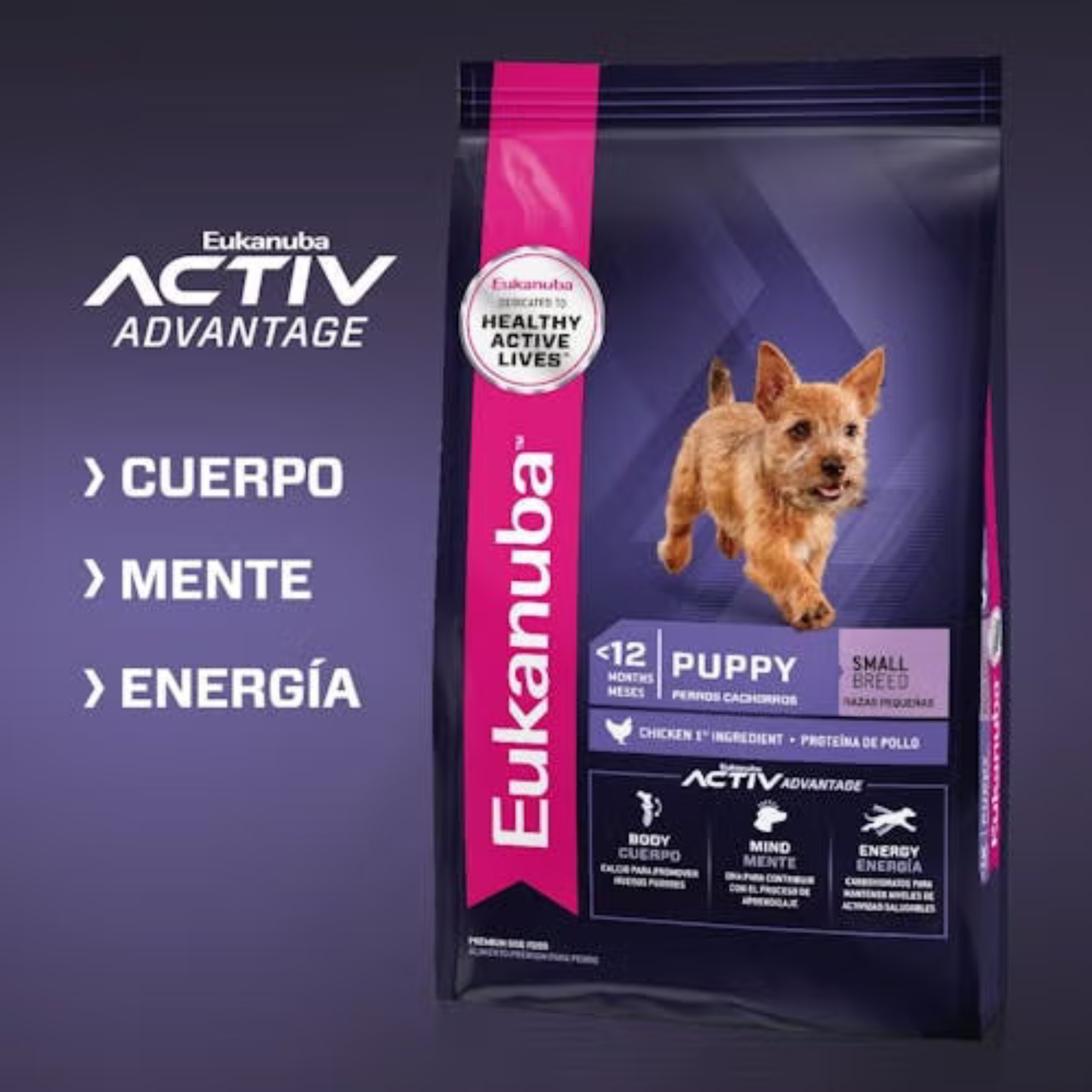 Eukanuba alimento para cachorro razas pequeñas