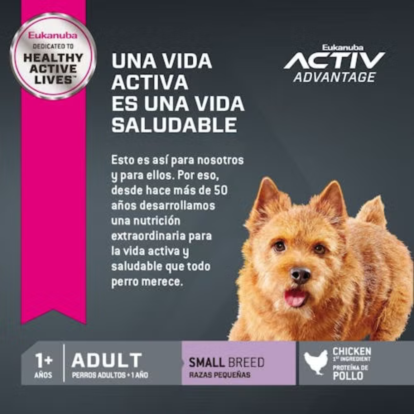 Eukanuba alimento para perro adulto razas pequeñas